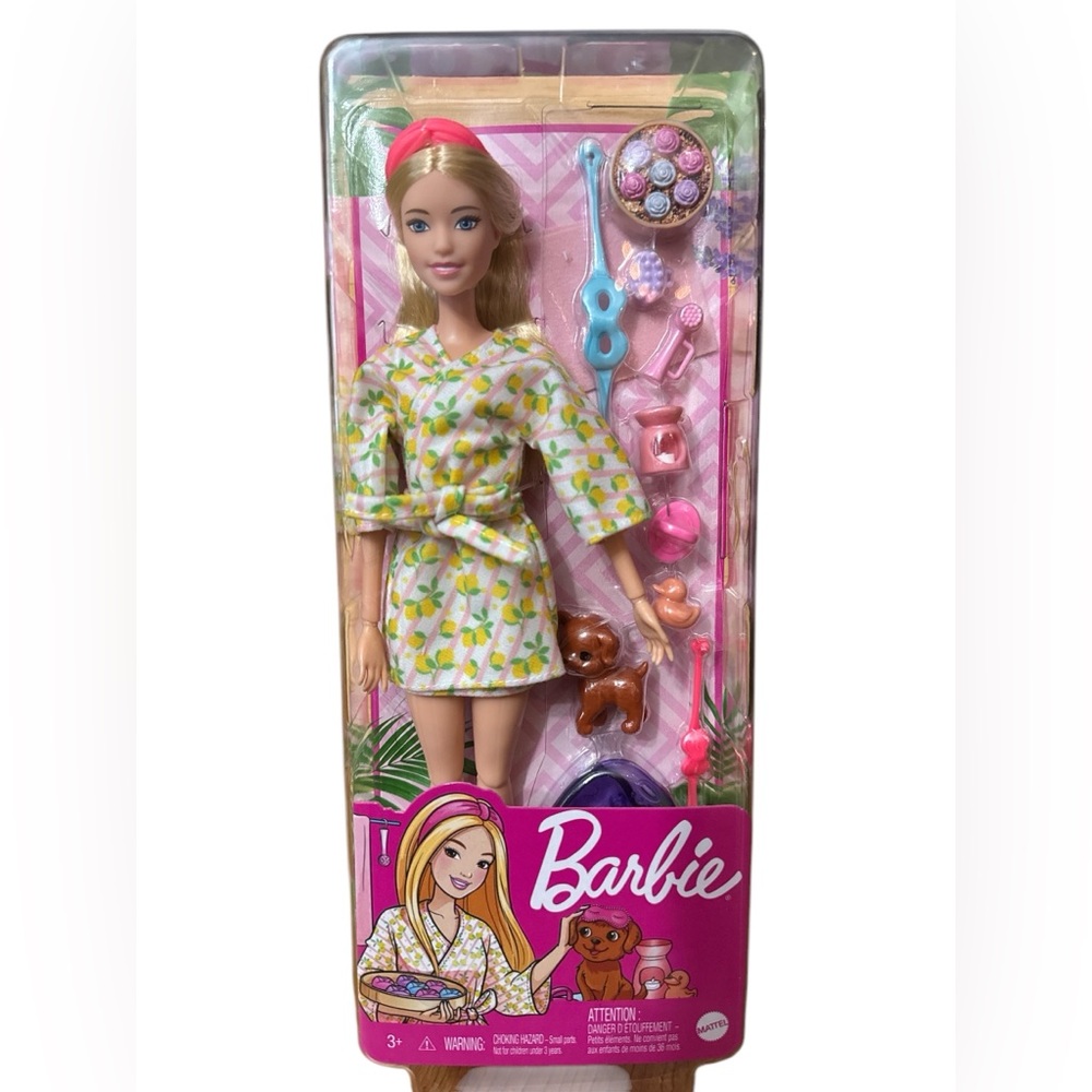 Barbie Spa Day Doll And Accessory‎ Set Mattel Toys New In Box Kids/Girls/Toys